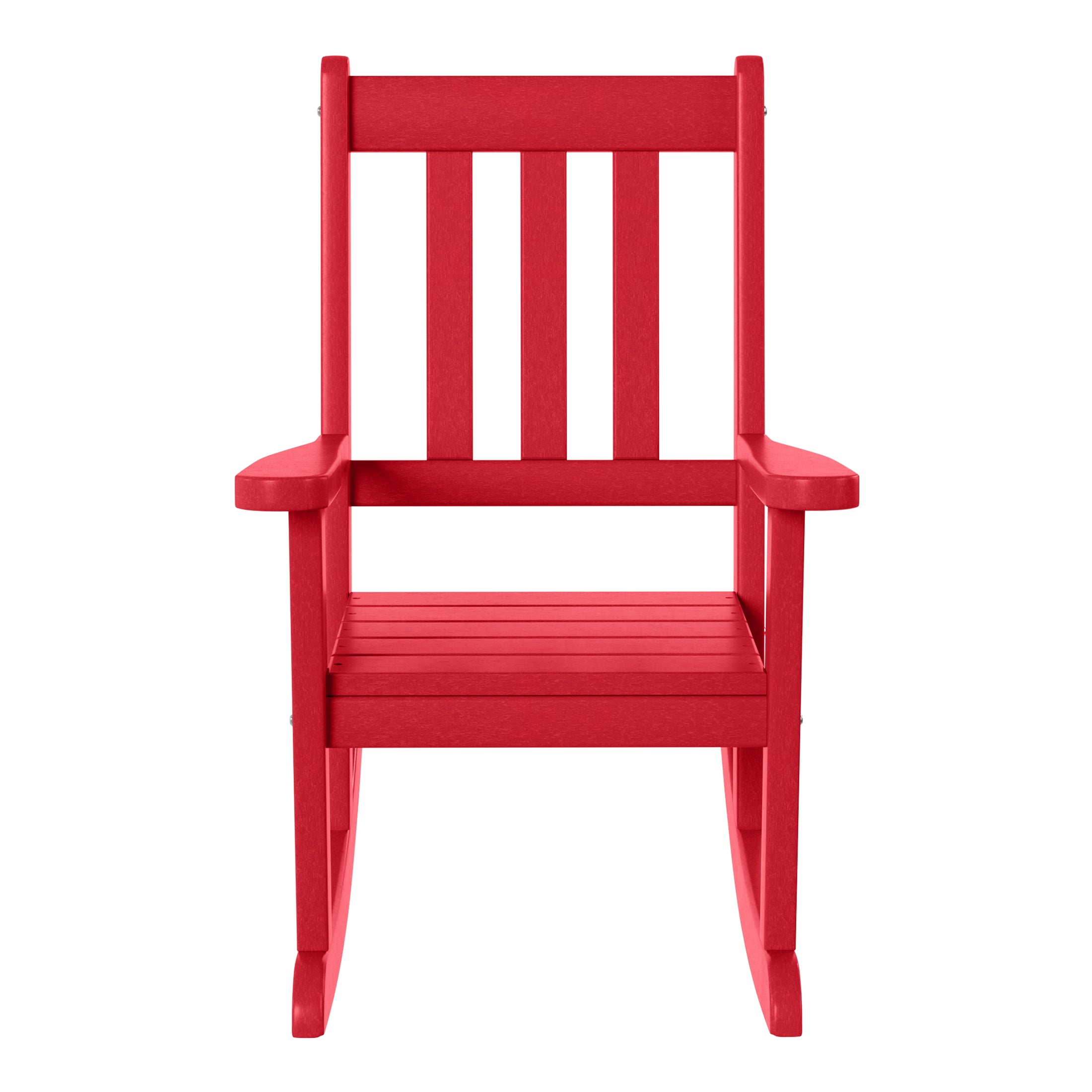 Malibu Outdoor HDPE Plastic Preschool Toddler Rocking Chairs (Set of 2)