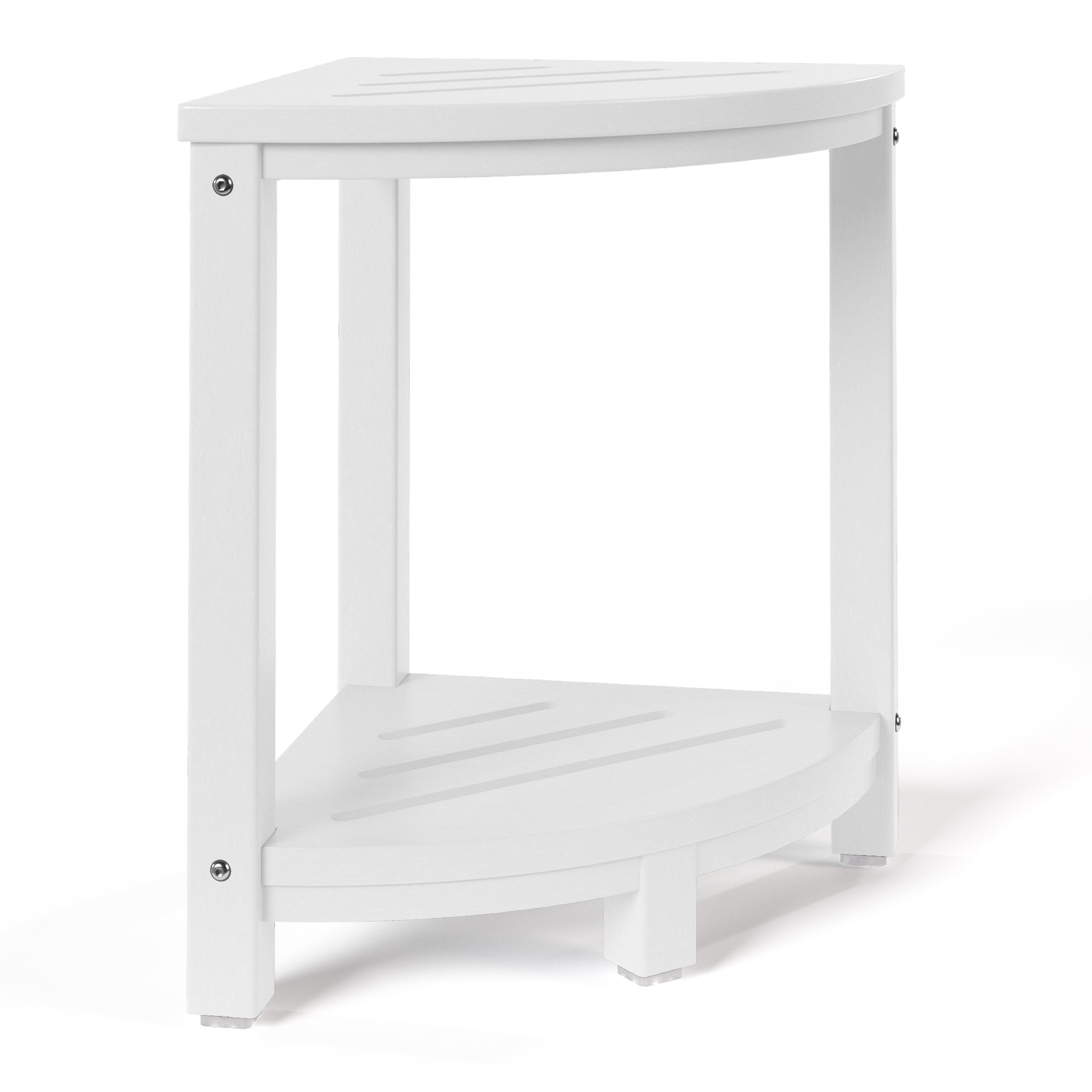 Sage HDPE Plastic Waterproof Shower Corner Bench