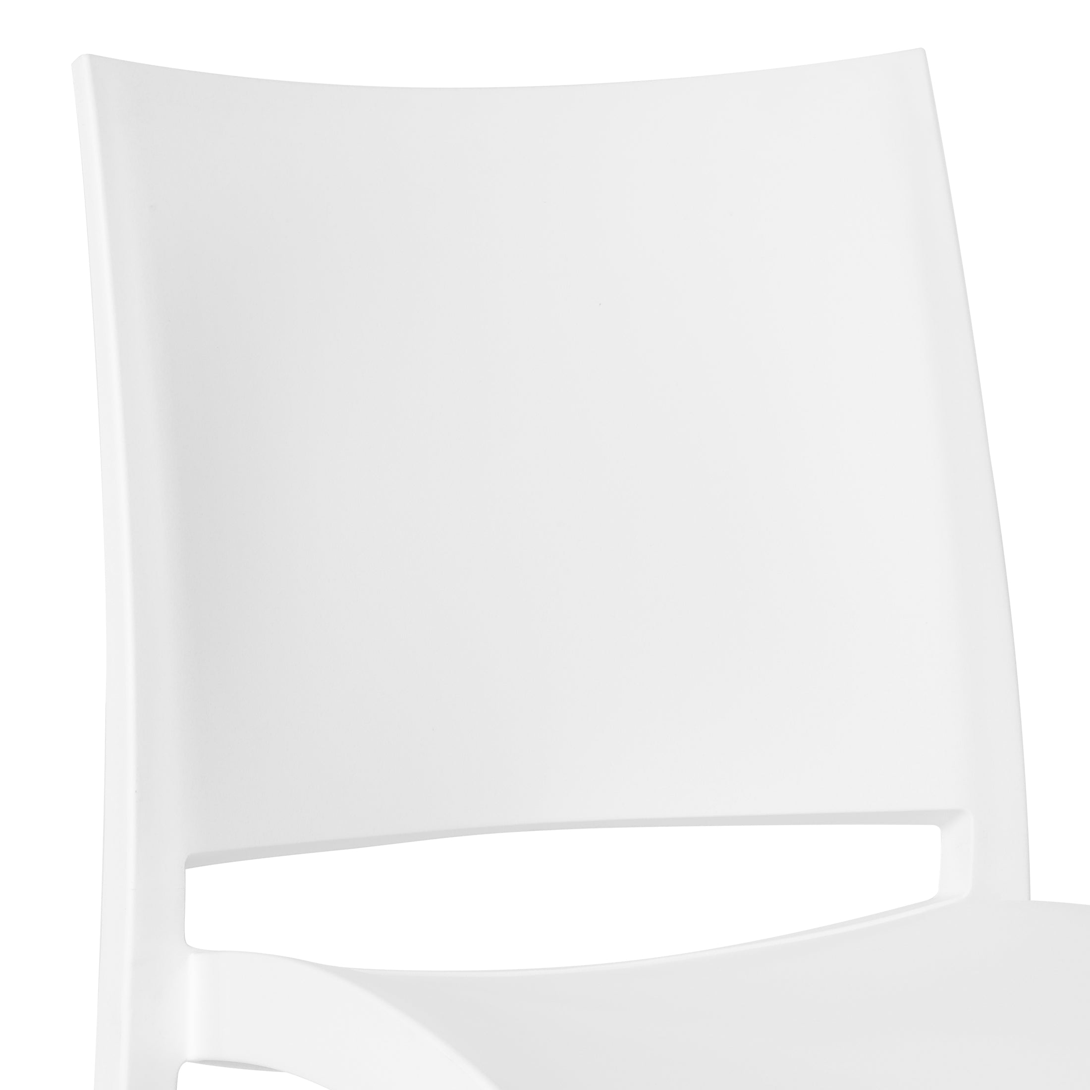 Playa Modern Polypropylene Stackable Plastic Patio Dining Chair (Set of 2)