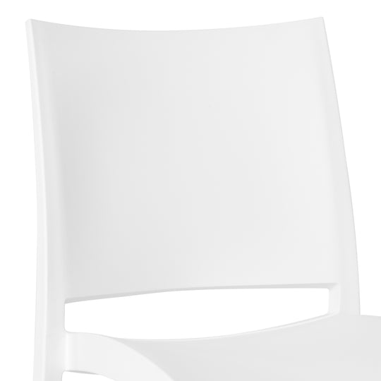 Playa Modern Polypropylene Stackable Plastic Patio Dining Chair (Set of 2)