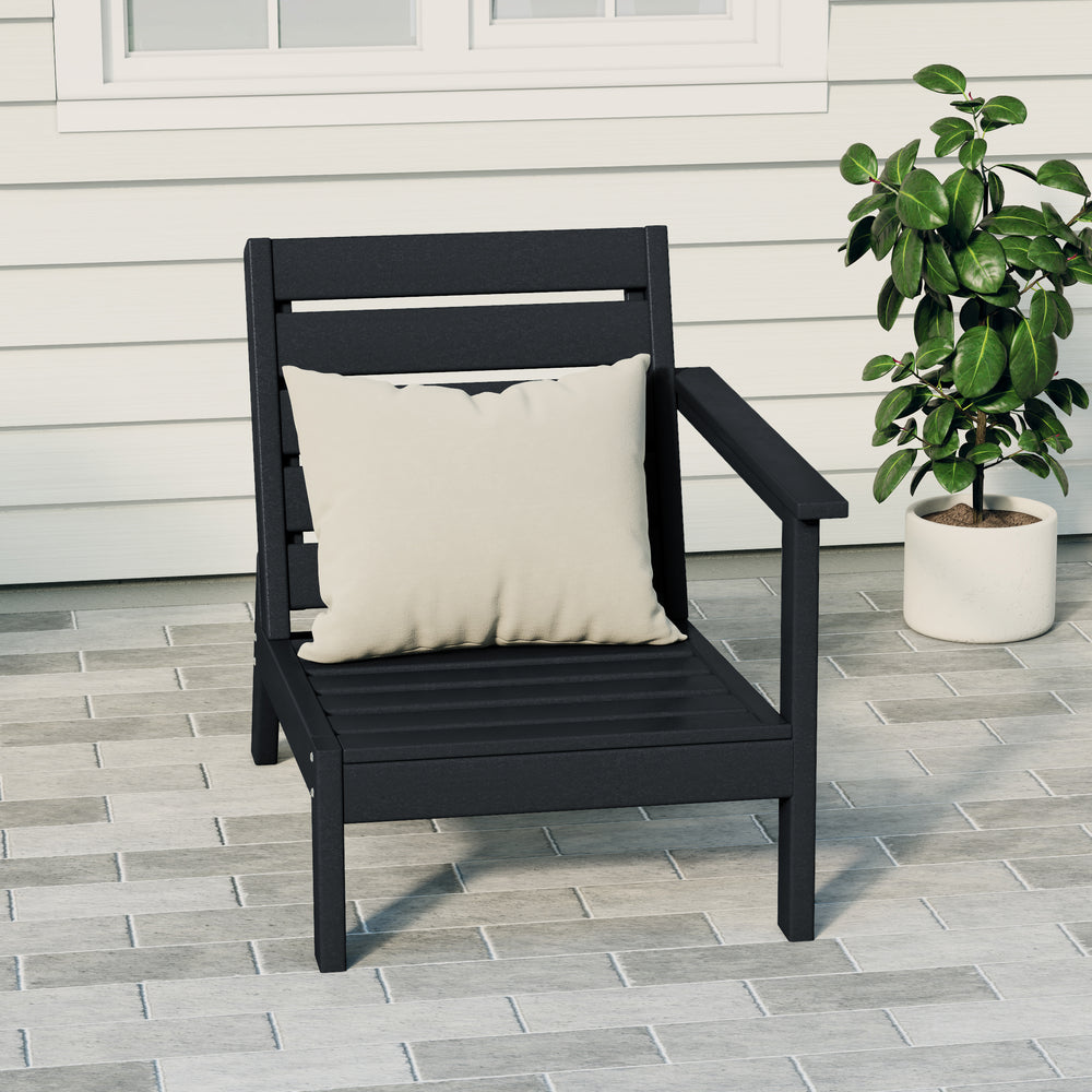 Avalon Outdoor Patio HDPE Right Arm Facing Deep Seating Corner Chair