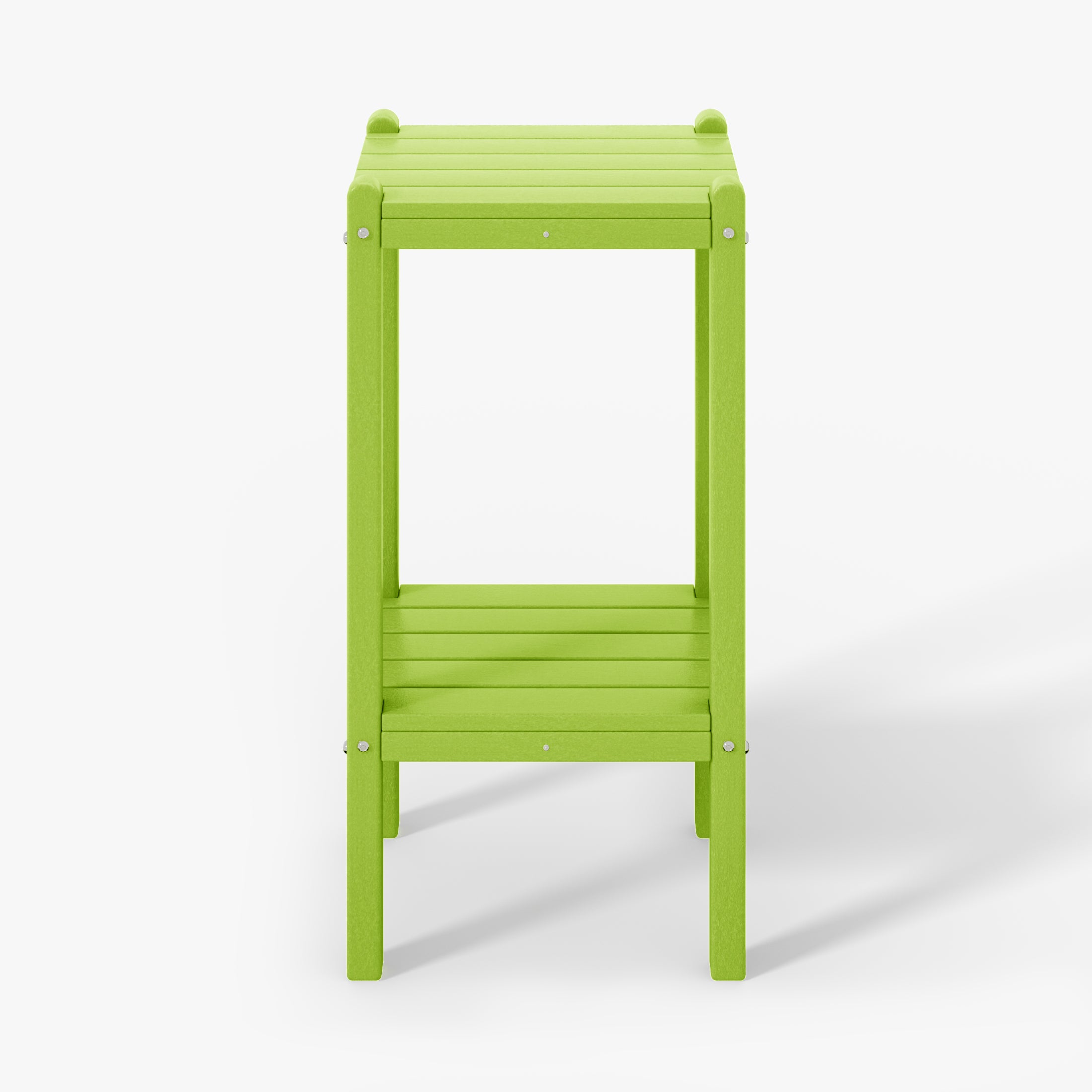 Malibu 36" Outdoor Adirondack HDPE 2-Tier Patio Side Table