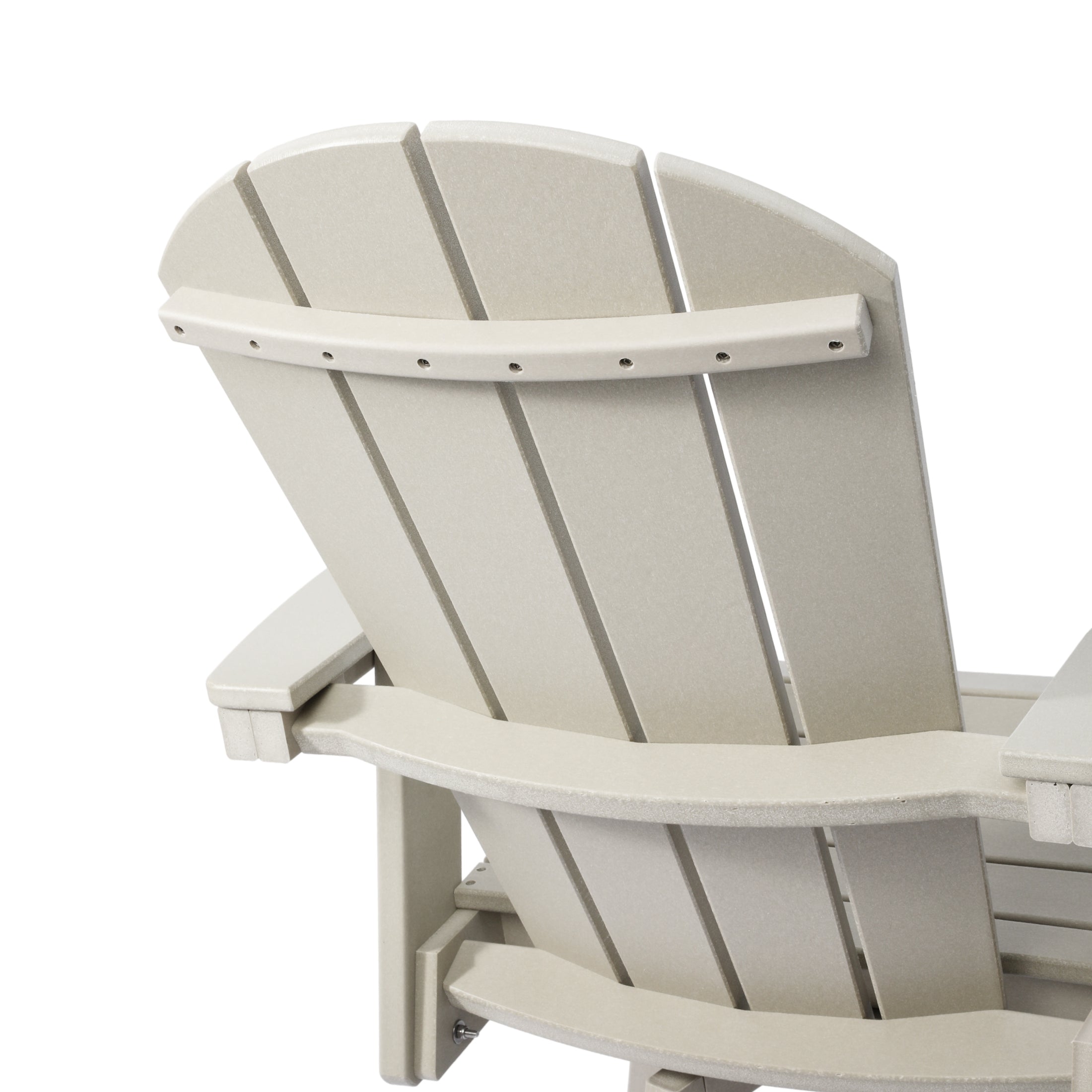 Malibu Outdoor HDPE Tall Adirondack Bar Height Chair With Cup Holder