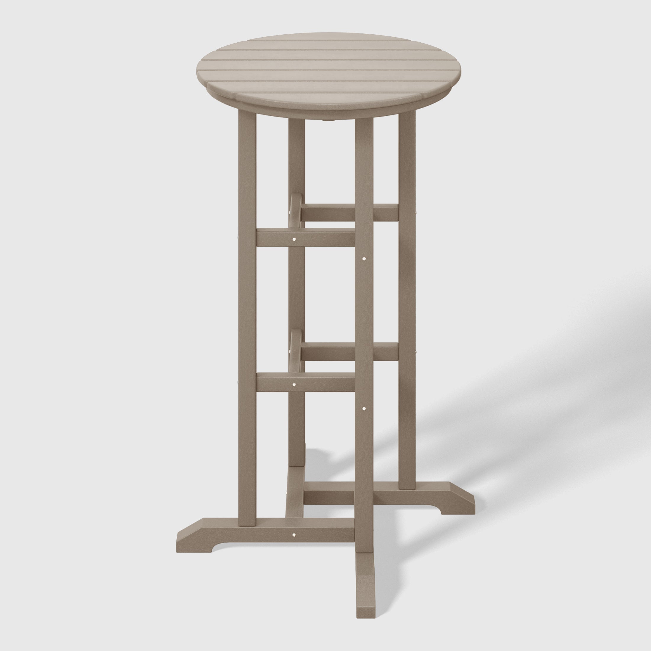 Malibu 42" Counter Height Round Outdoor Patio Bistro Bar Table