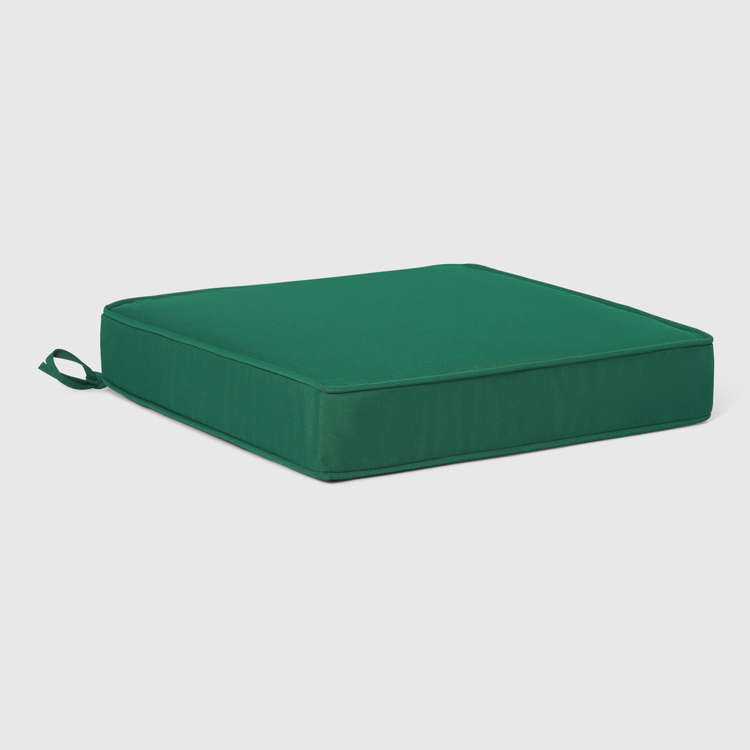 Solace Outdoor Patio Furniture Seat Chair Square Cushions with Piping. Set of 2, 20" x 19"