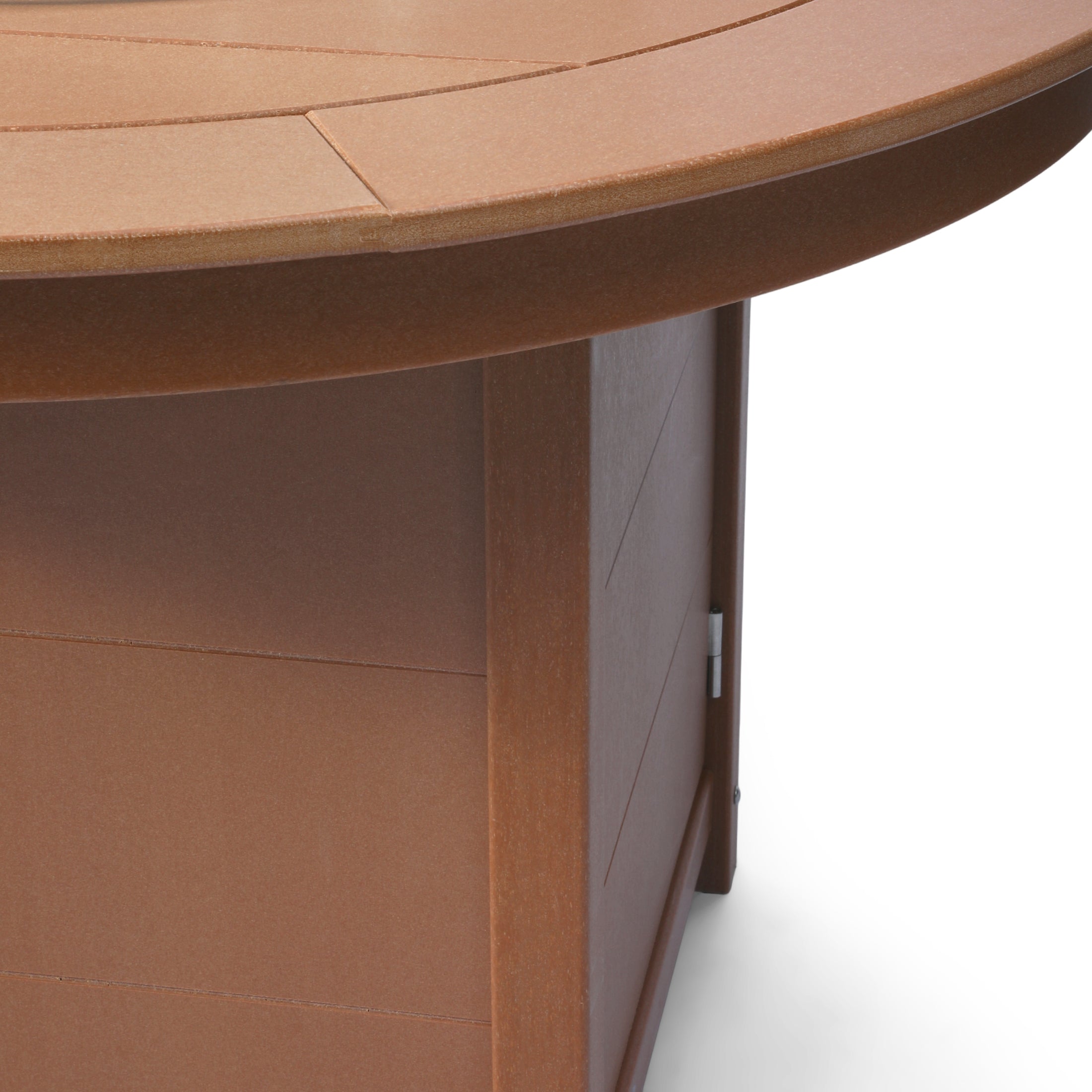 Helios 47" Modern Outdoor Patio Propane Gas Round Fire Pit Table