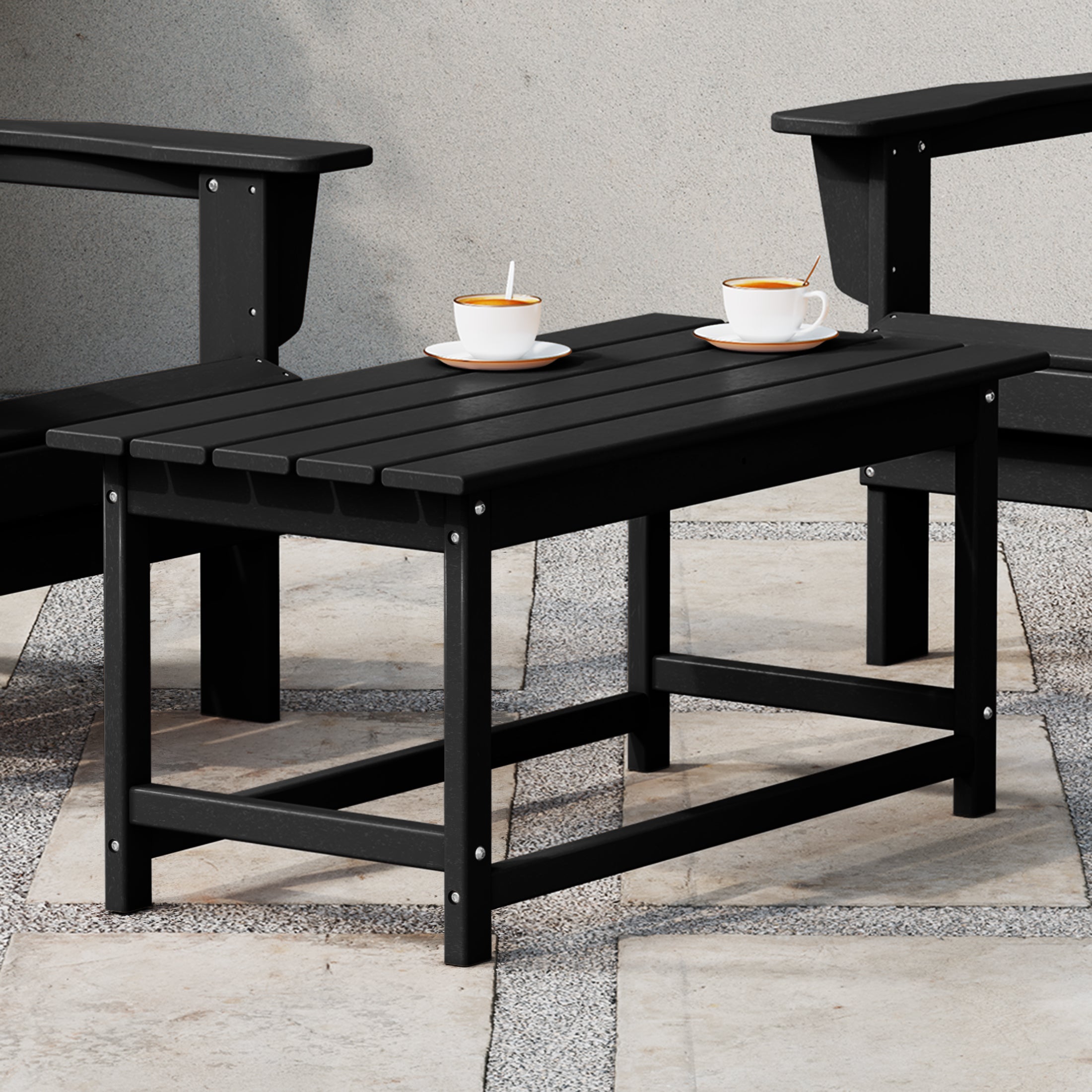Malibu 35" length outdoor Coffee table for Adirondack chair