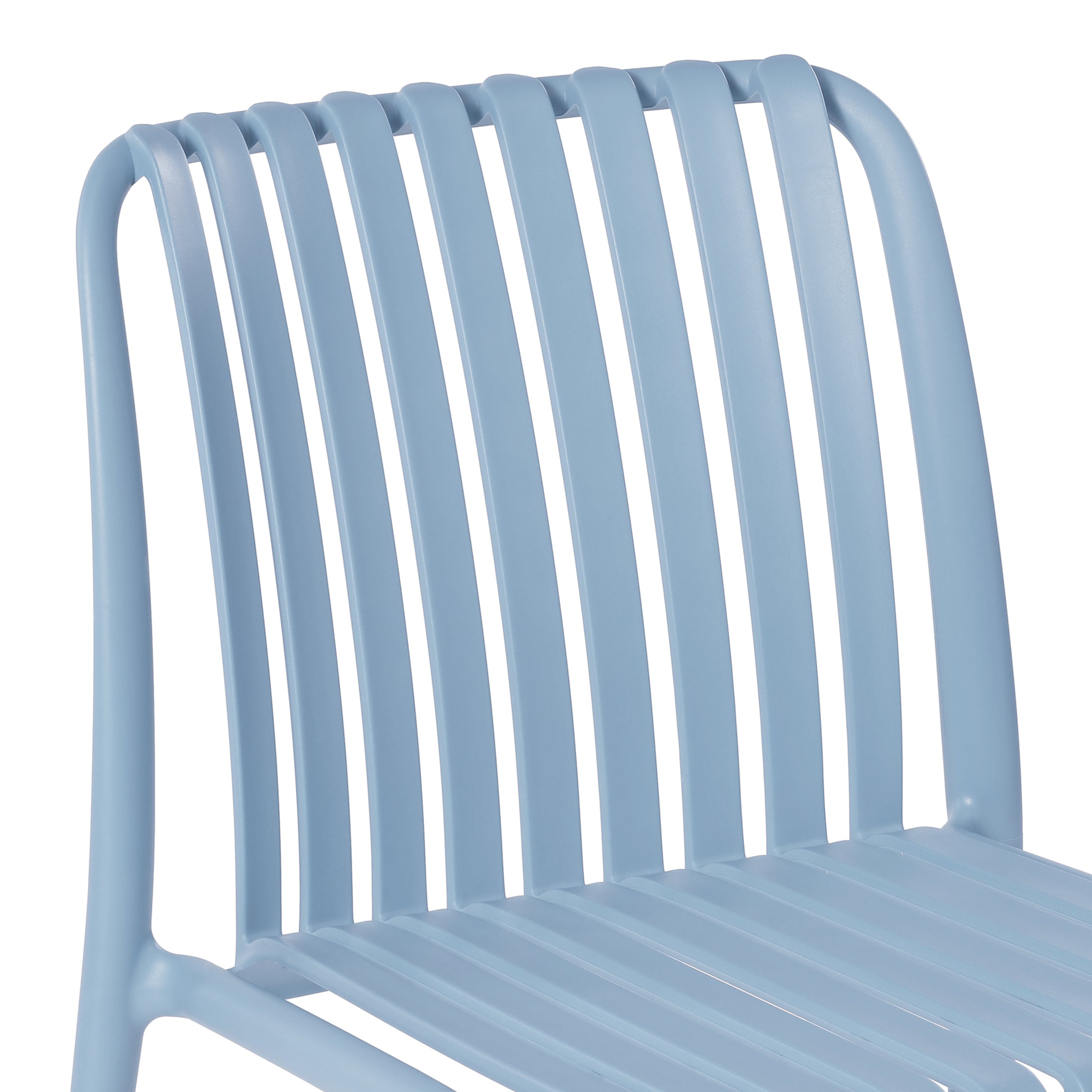 Playa 7-Piece Outdoor Patio Dining Table Set With Stackable Patio Chairs