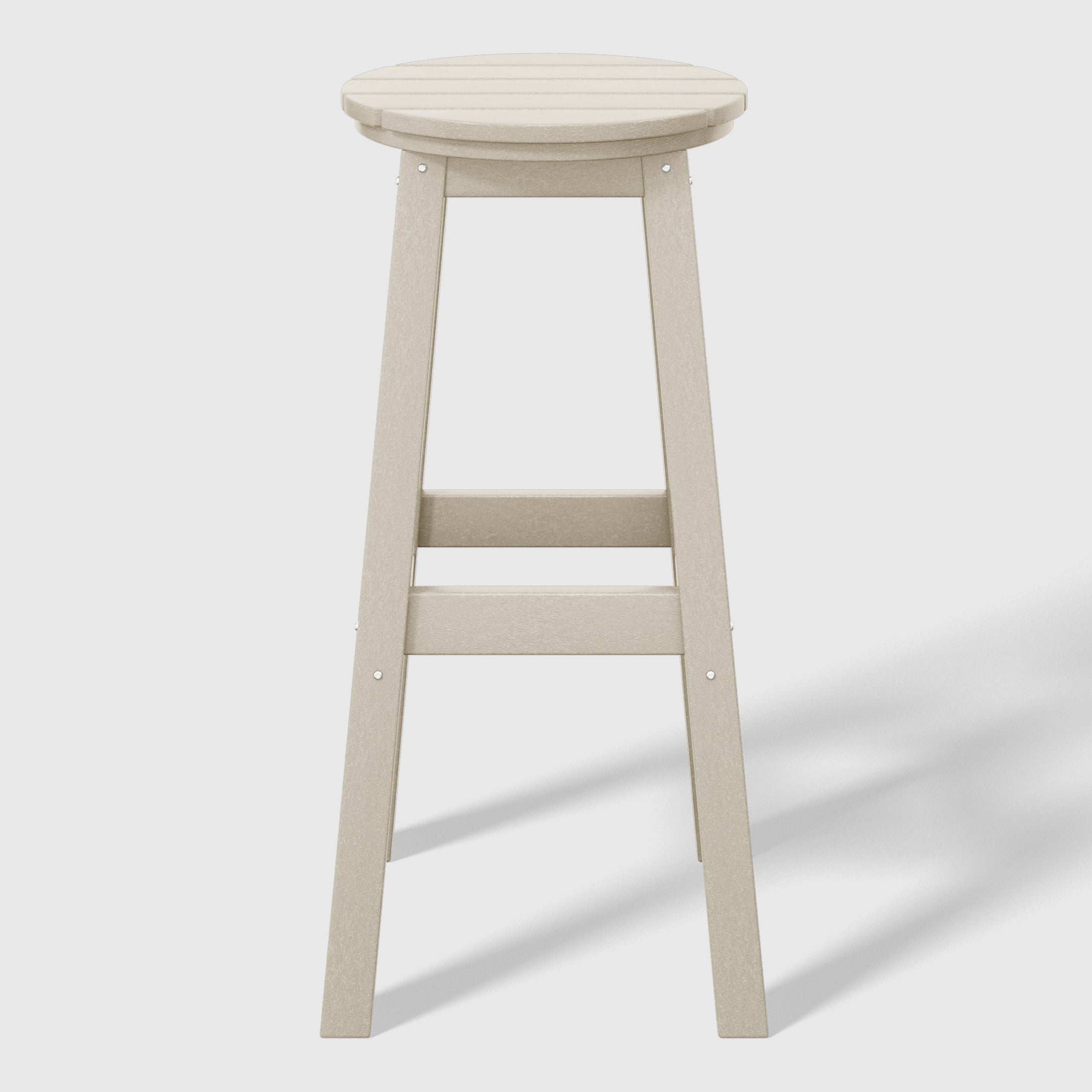 Malibu 29" HDPE Outdoor Patio Round Bar Stool