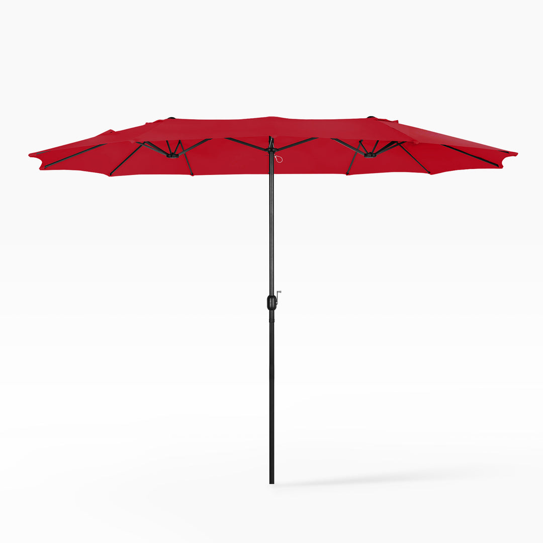Aiden Twin 15 x 9 ft. retangular shape Market / Outdoor dining table umbrella