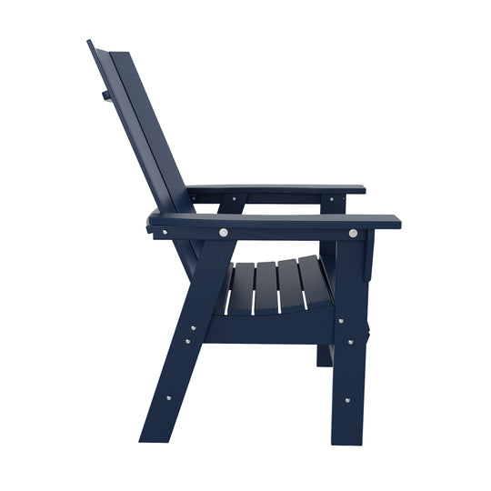 Ashore Outdoor Patio Modern Adirondack Dining Chair