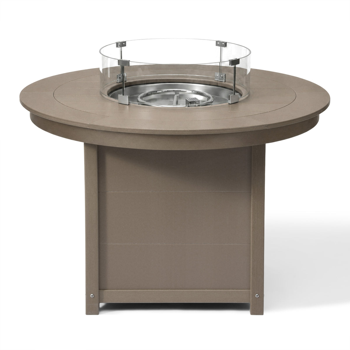 Helios 47" Modern Outdoor Patio Propane Gas Round Fire Pit Table