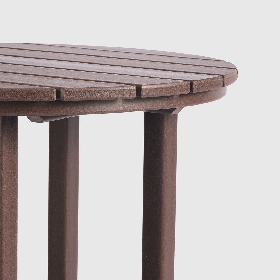 Malibu 37" Counter Height Round Outdoor Patio Bistro Bar Table
