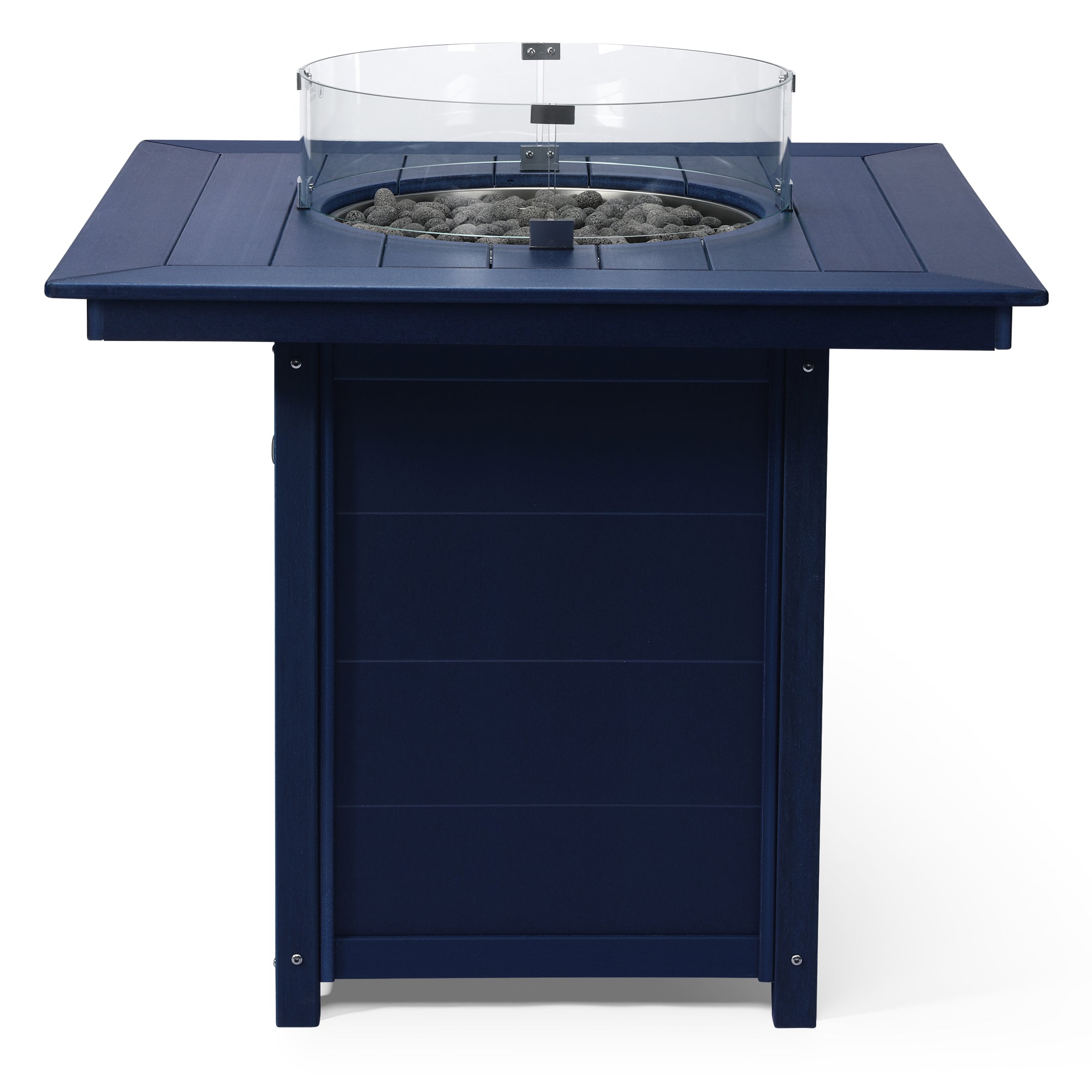 Helios 42" Modern Outdoor Patio Gas Propane Square Fire Pit Table