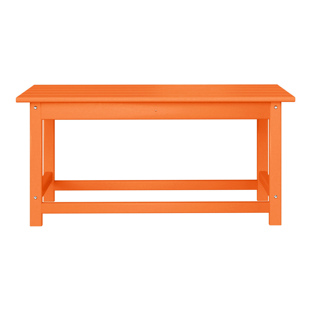 Malibu 35" length outdoor Coffee table for Adirondack chair