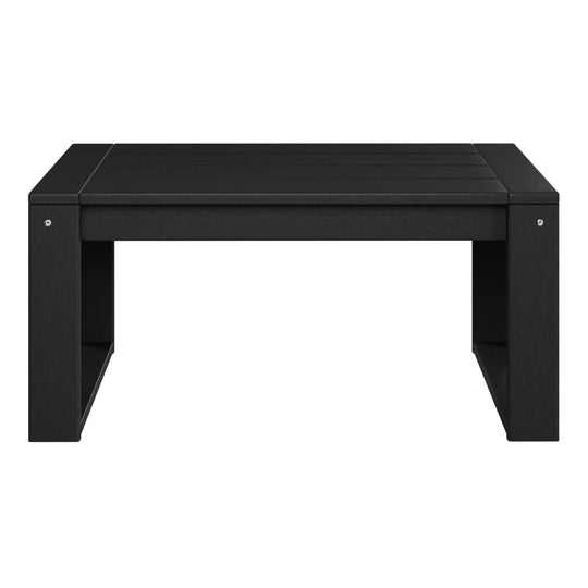 Modern Outdoor HDPE Rectangle Patio Coffee Table