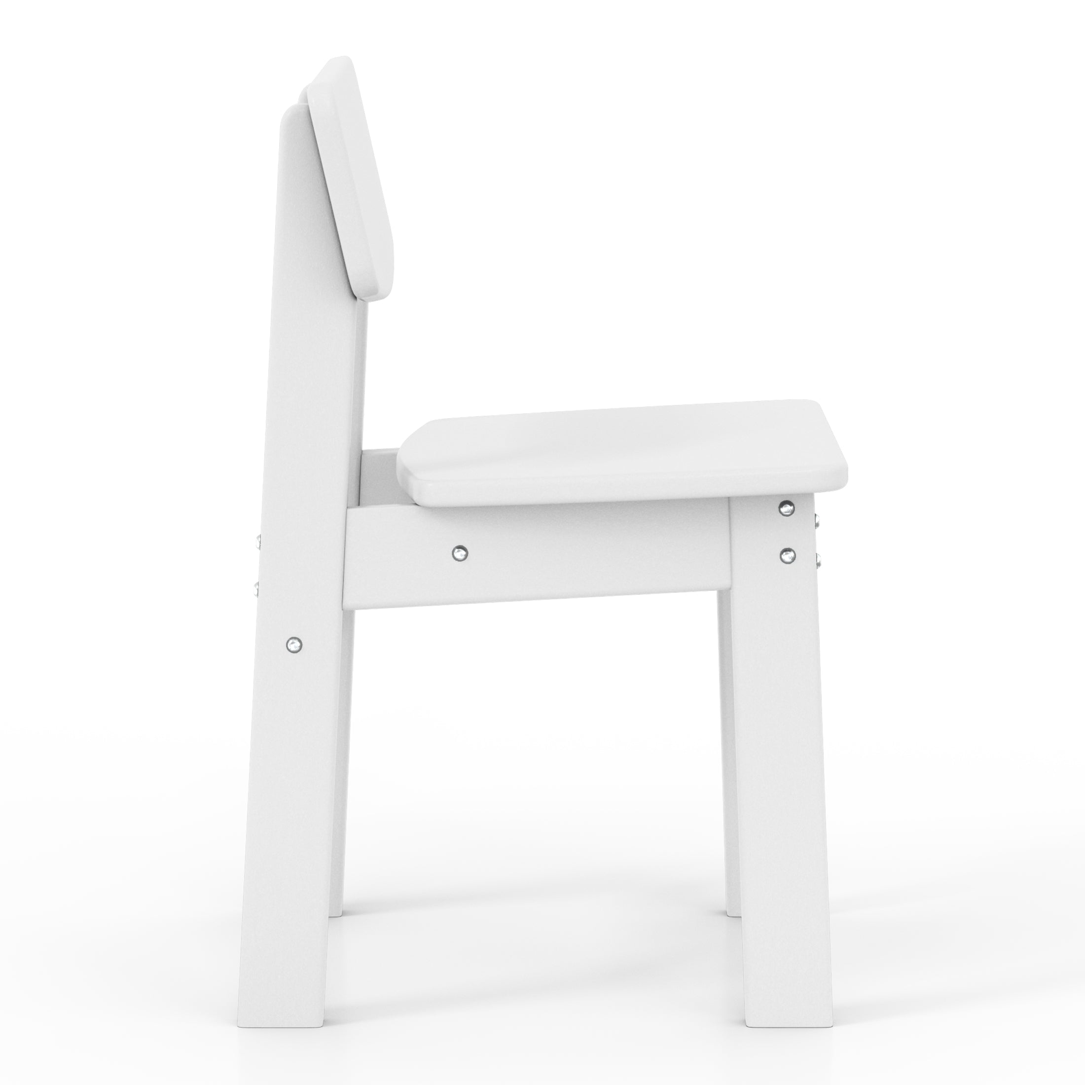Treehouse Kids 5-Piece Modern HDPE Dining Table and Chairs Set
