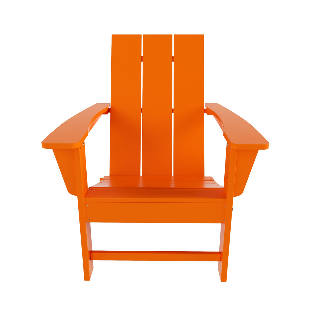 Ashore HDPE Modern Outdoor Patio Folding Adirondack Chair