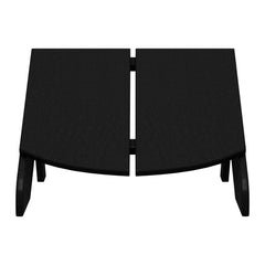 Riviera Modern HDPE Plastic Folding Patio Adirondack Ottoman