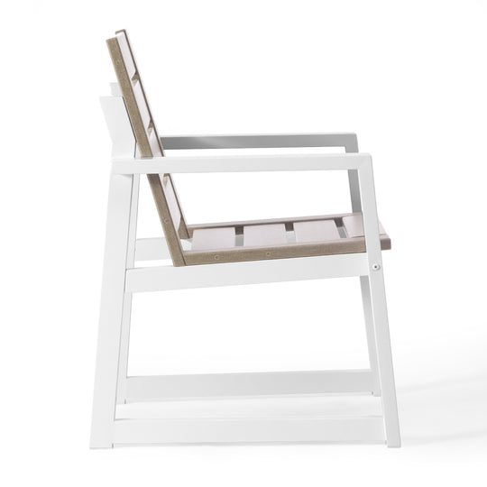 Cape May HDPE Outdoor Patio Dining Arm Chair