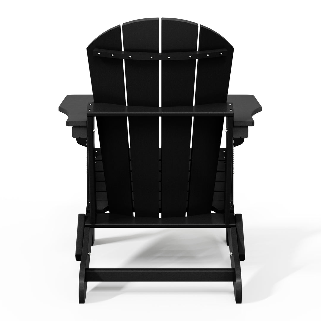 Malibu 3-Piece set Outdoor / Patio Poly Adirondack chair set with a side table ( 2 seater )