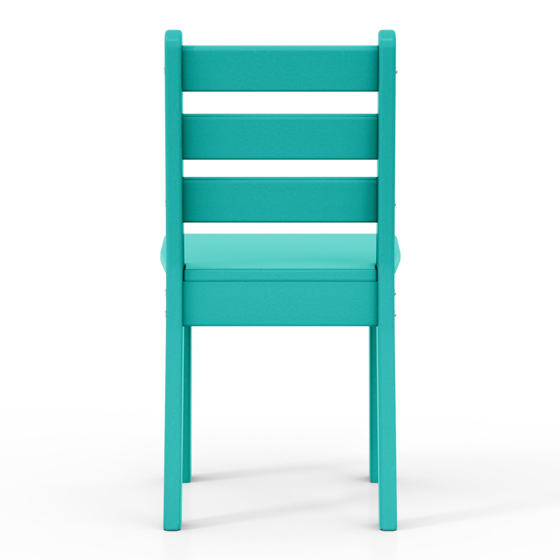 Treehouse Outdoor HDPE Kids Plastic Toddler Dining Chair (Set of Two)