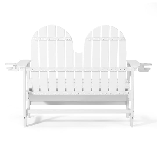 St. Augustine Outdoor Patio 49" HDPE Adirondack Garden Bench
