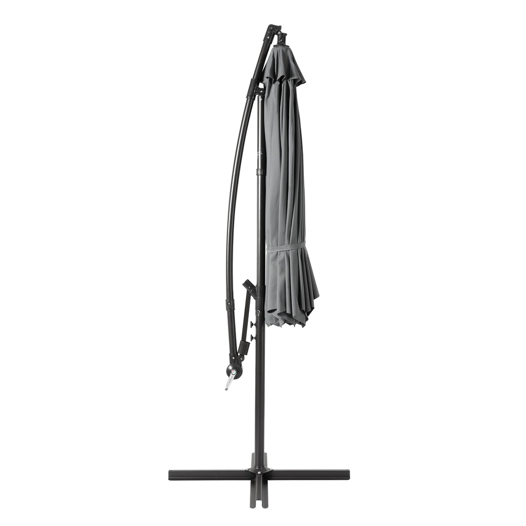 Julia 10 ft. Outdoor / Patio Cantilever Hanging Umbrella