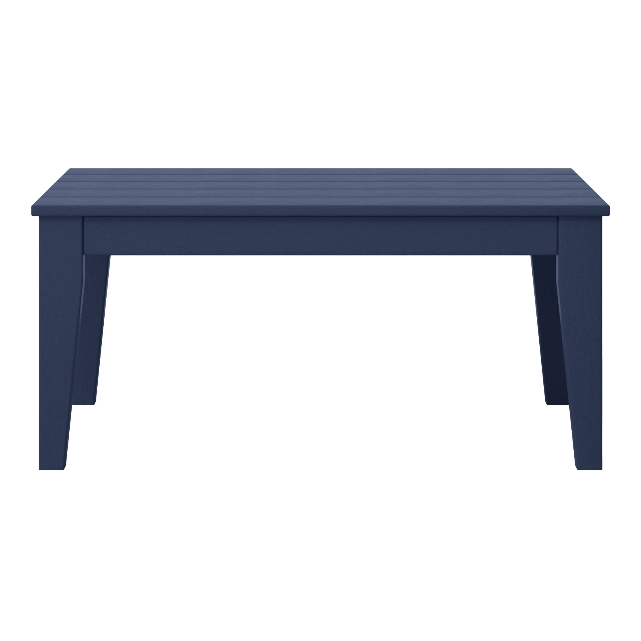 Malibu Low Outdoor HDPE Patio Rectangle Coffee Table