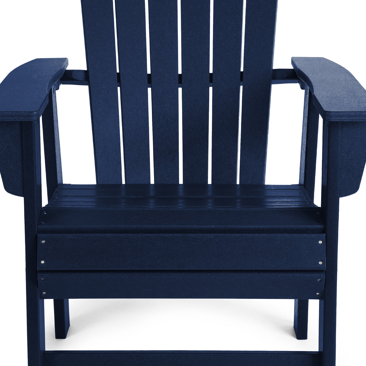 Dylan Outdoor Patio Shell-back Adirondack Dining Chair Weather Resistant