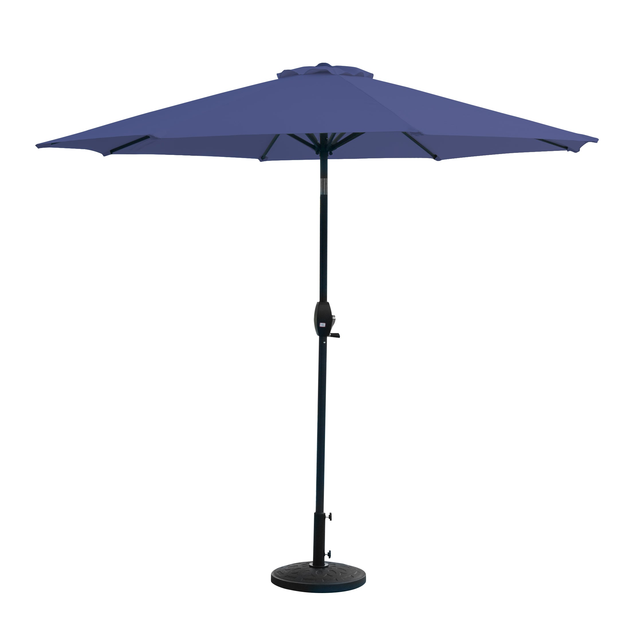 Paolo 9 ft. Patio Table Umbrella with tilt, crank features and free standing weight base kit