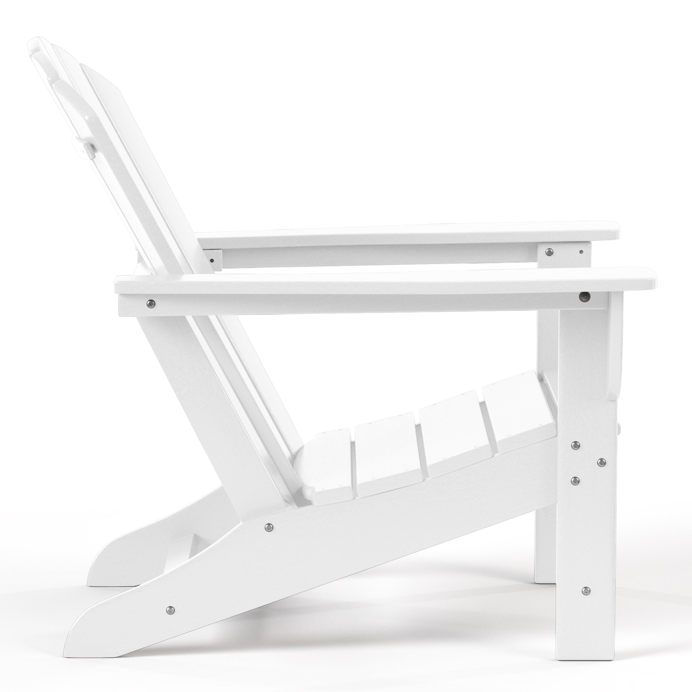 Dylan Outdoor Adirondack Chair With Ottoman And Side Table 5-Piece Set