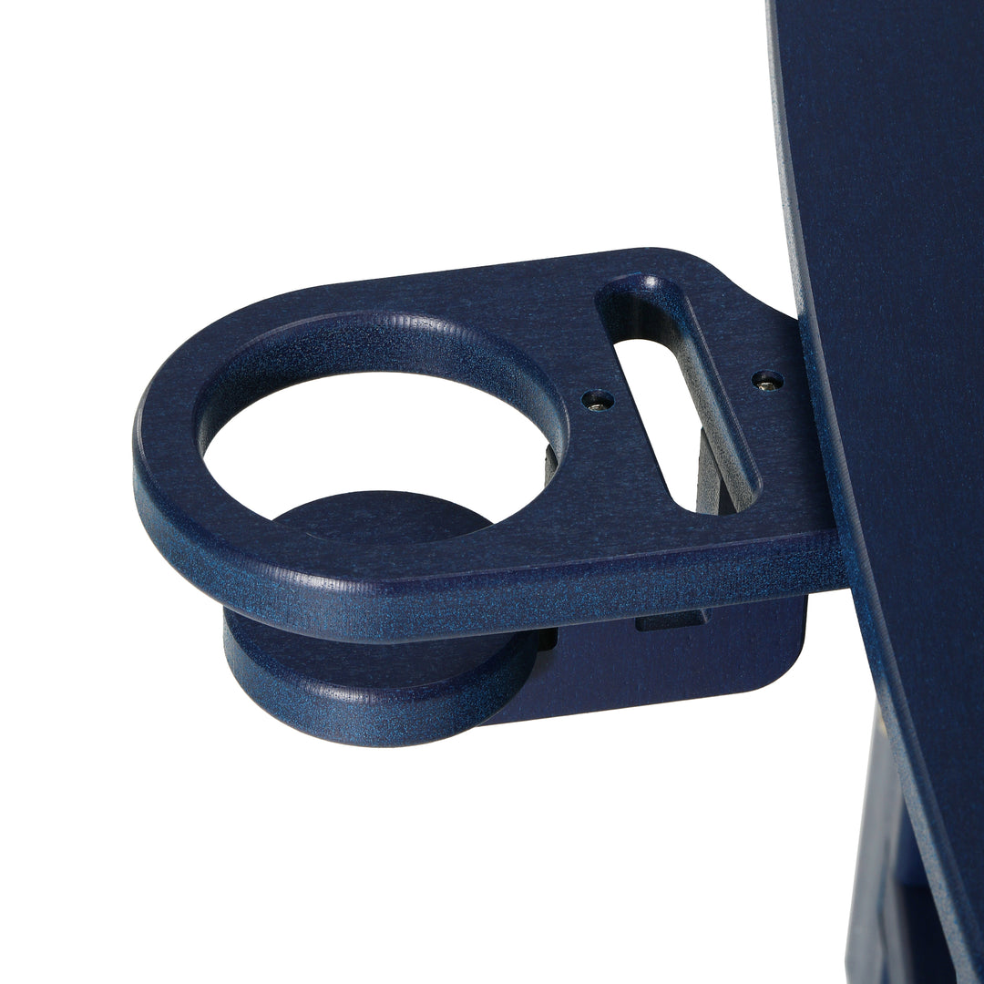 St. Augustine Outdoor Patio 49" HDPE Adirondack Garden Bench