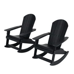 Tuscany HIPS Outdoor Rocking Adirondack Chair (Set of 2)