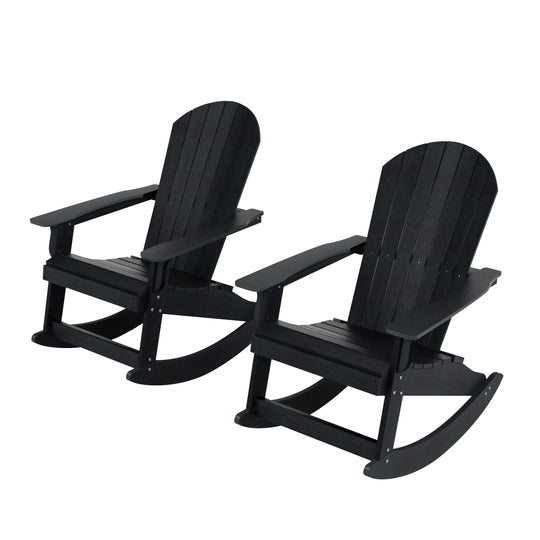 Tuscany HIPS Outdoor Adirondack Rocking Chair (Set of 2)