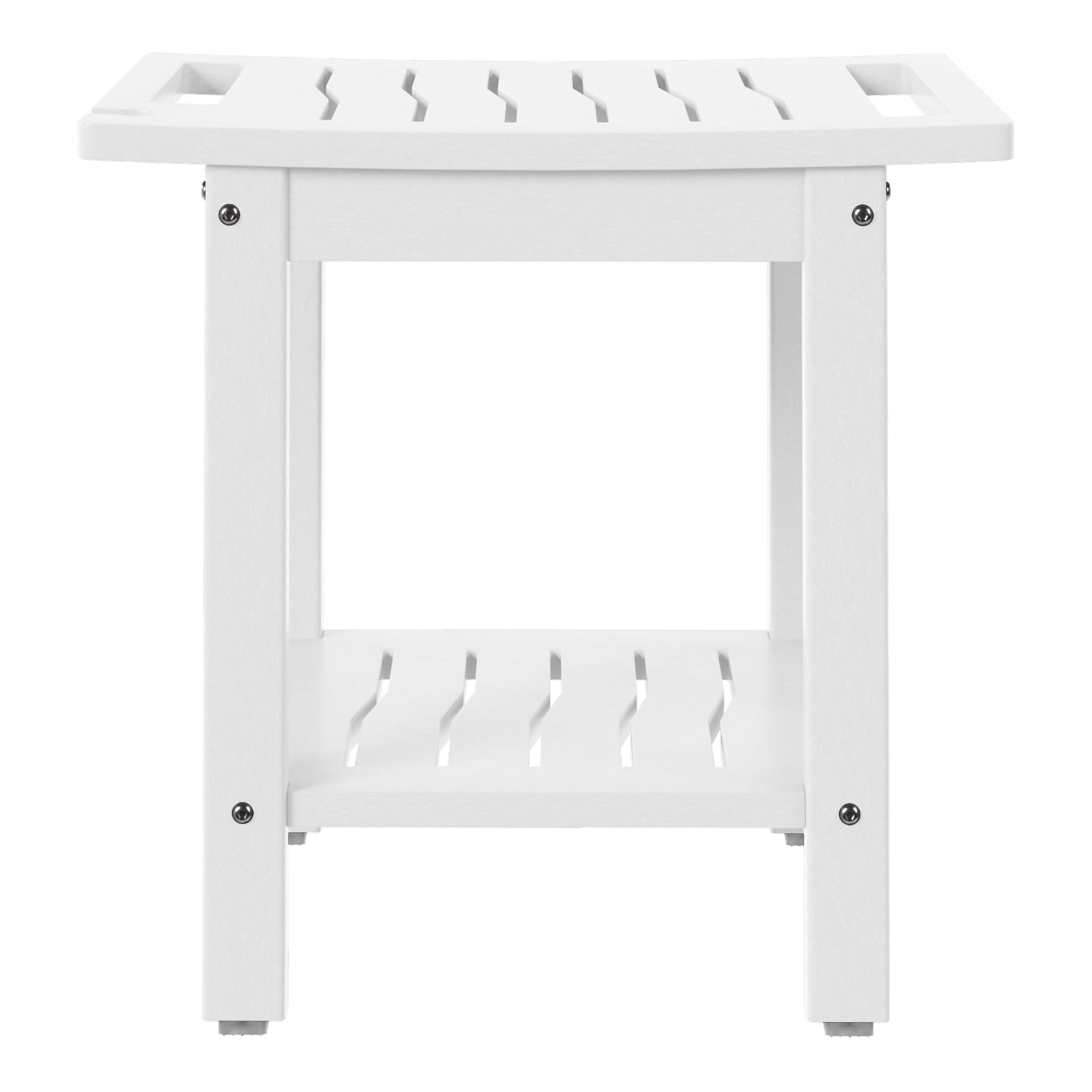 Sage HDPE Poly Plastic Waterproof Bathroom Shower Bench