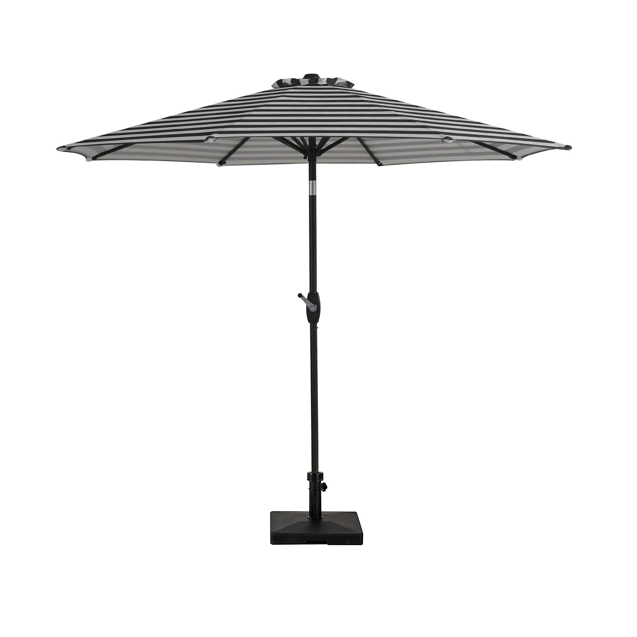Paolo 9 ft. Patio Table Umbrella with 50 lbs concrete weight base kit