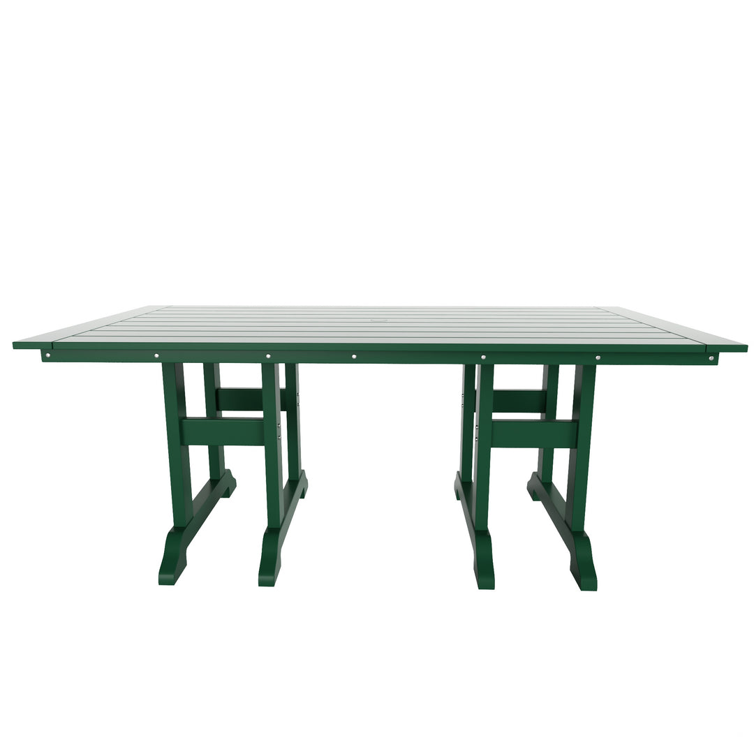 Ashore 6 Piece Outdoor Patio Dining Table and Armchair Dining Bench Set