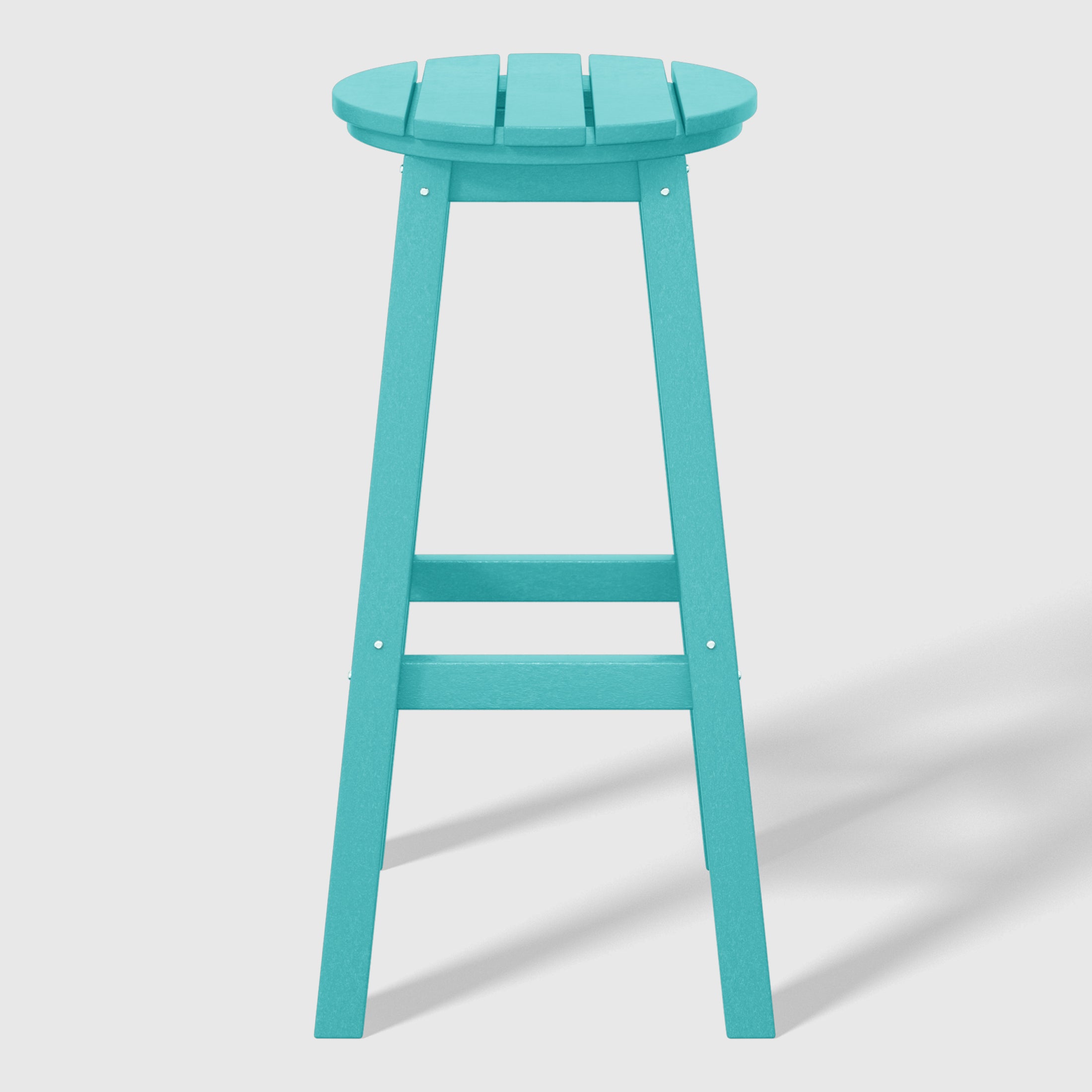 Malibu 29" HDPE Outdoor Patio Round Bar Stool