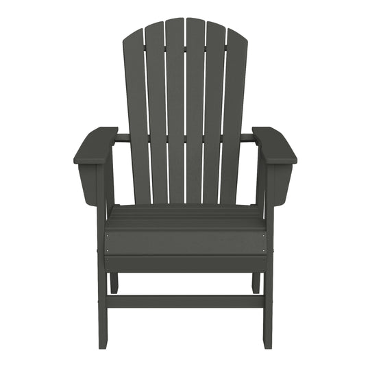 Dylan Outdoor Modern HDPE Adirondack Patio Dining Chairs (Set of 2)