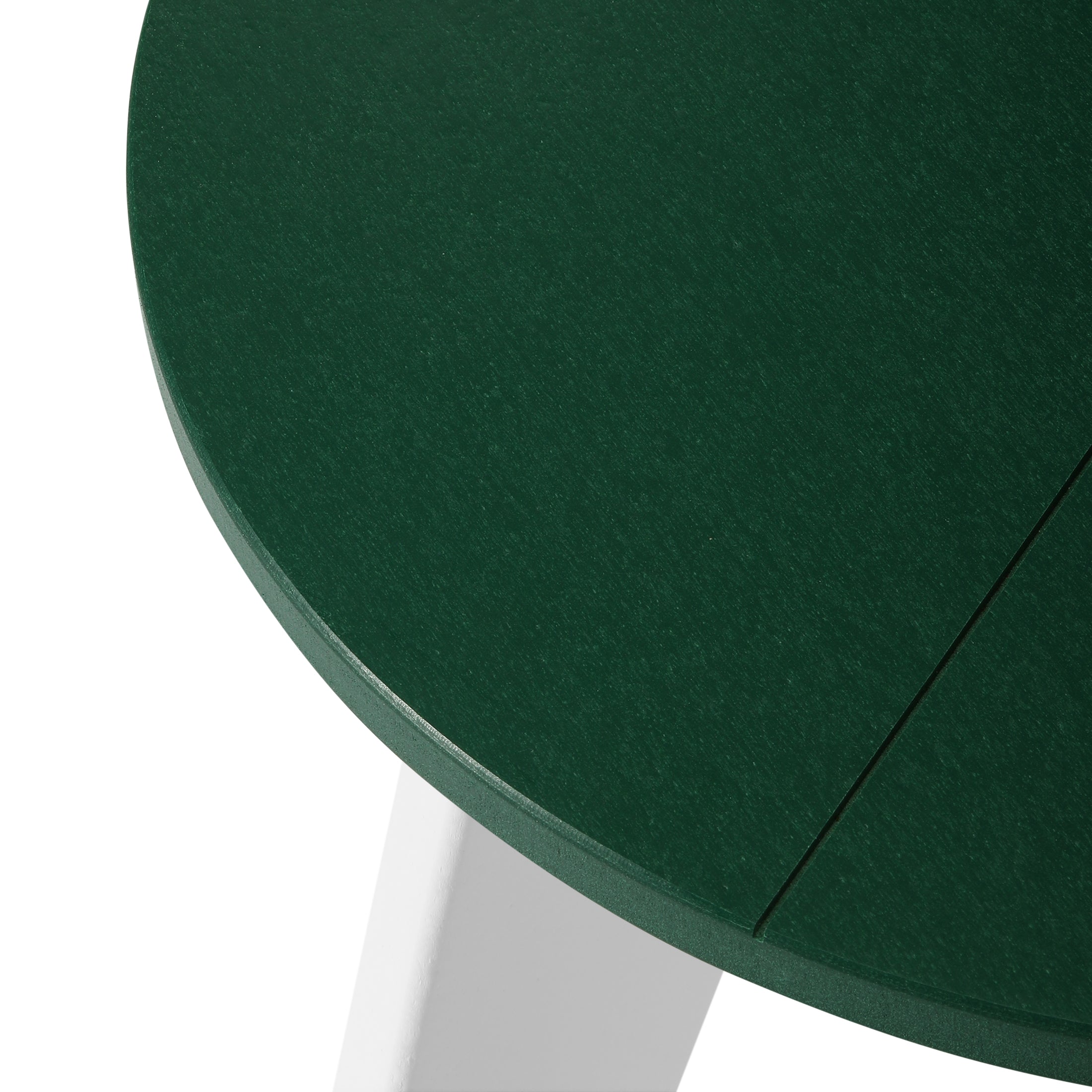 Pacifica HDPE Plastic Outdoor Round Adirondack Patio Side Table
