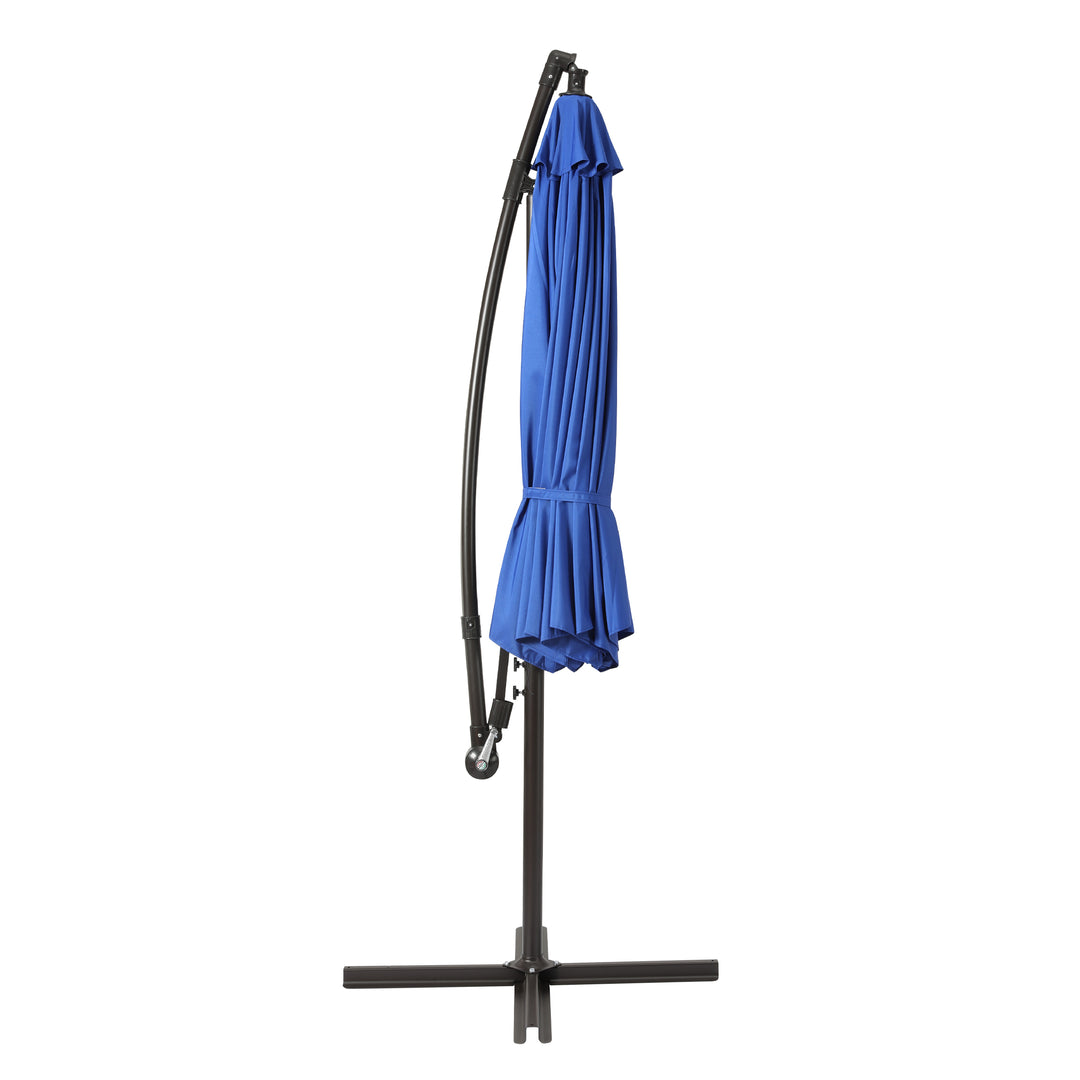 Julia 10 ft. Outdoor / Patio Cantilever Hanging Umbrella