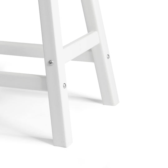 Malibu 24" HDPE Outdoor Patio Counter Height Bar Stools (Set of 2)