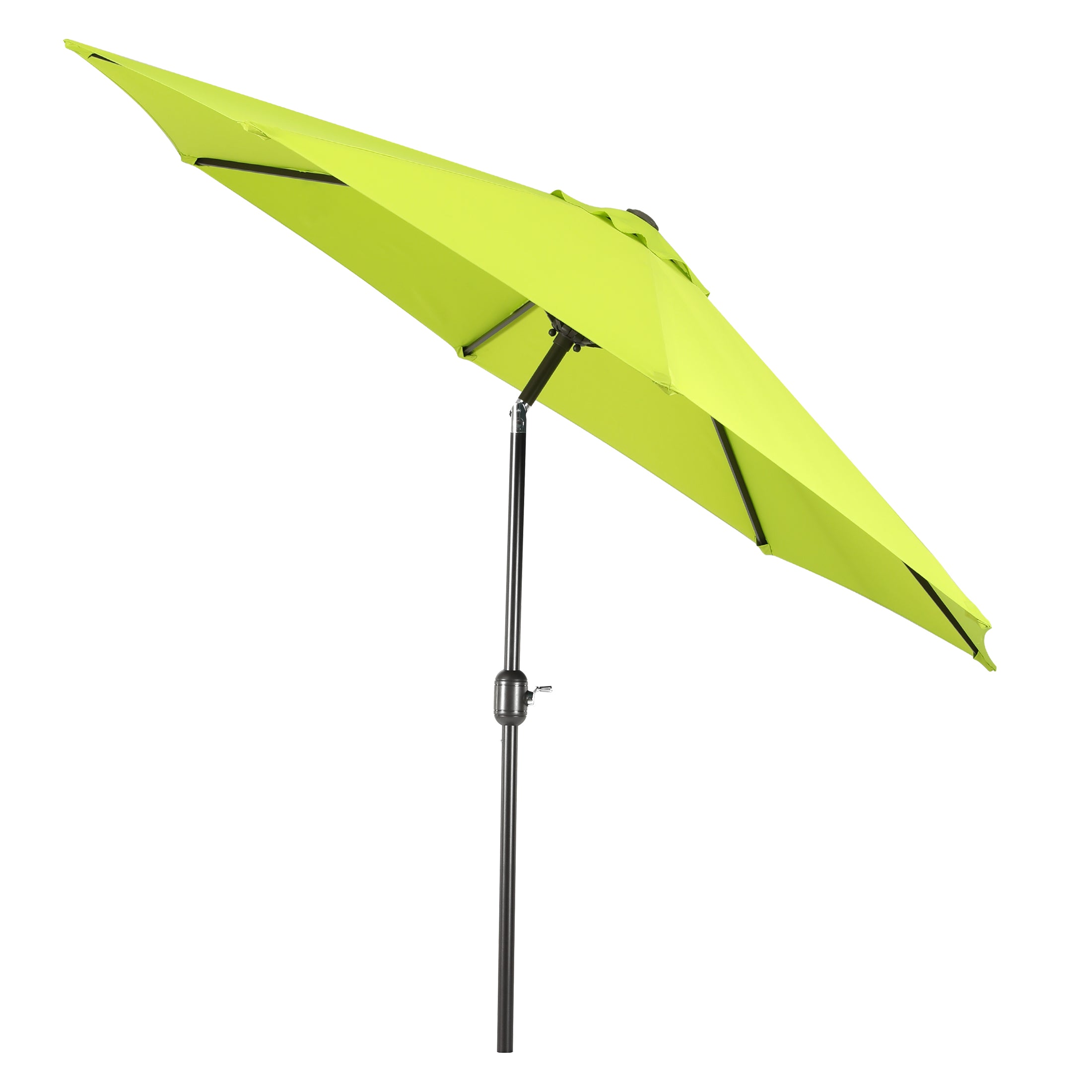 Paolo 9 ft. Patio Table Umbrella with Bronze color round free standing weight base kit