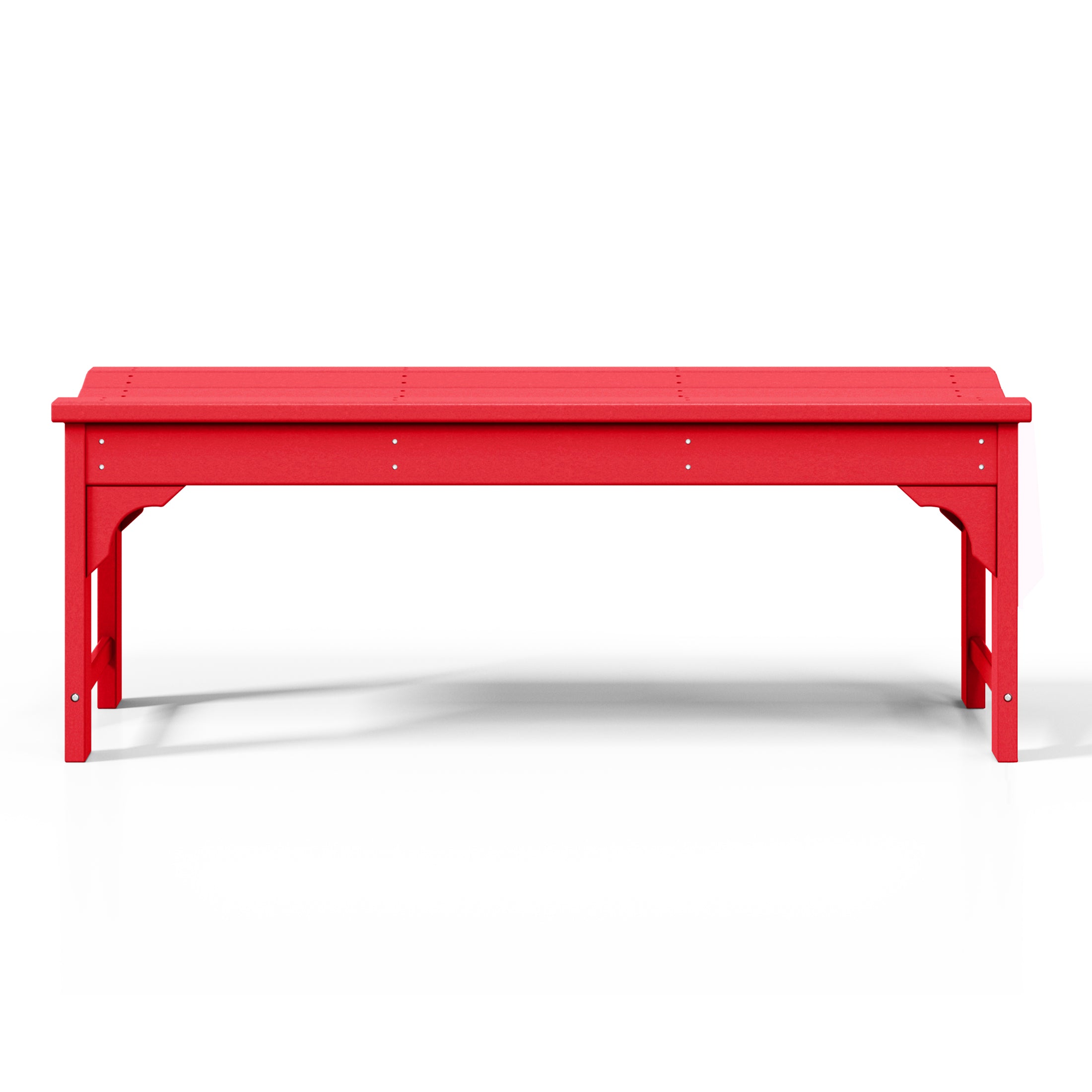 Malibu 48" length backless Poly Wood Outdoor / Garden bench
