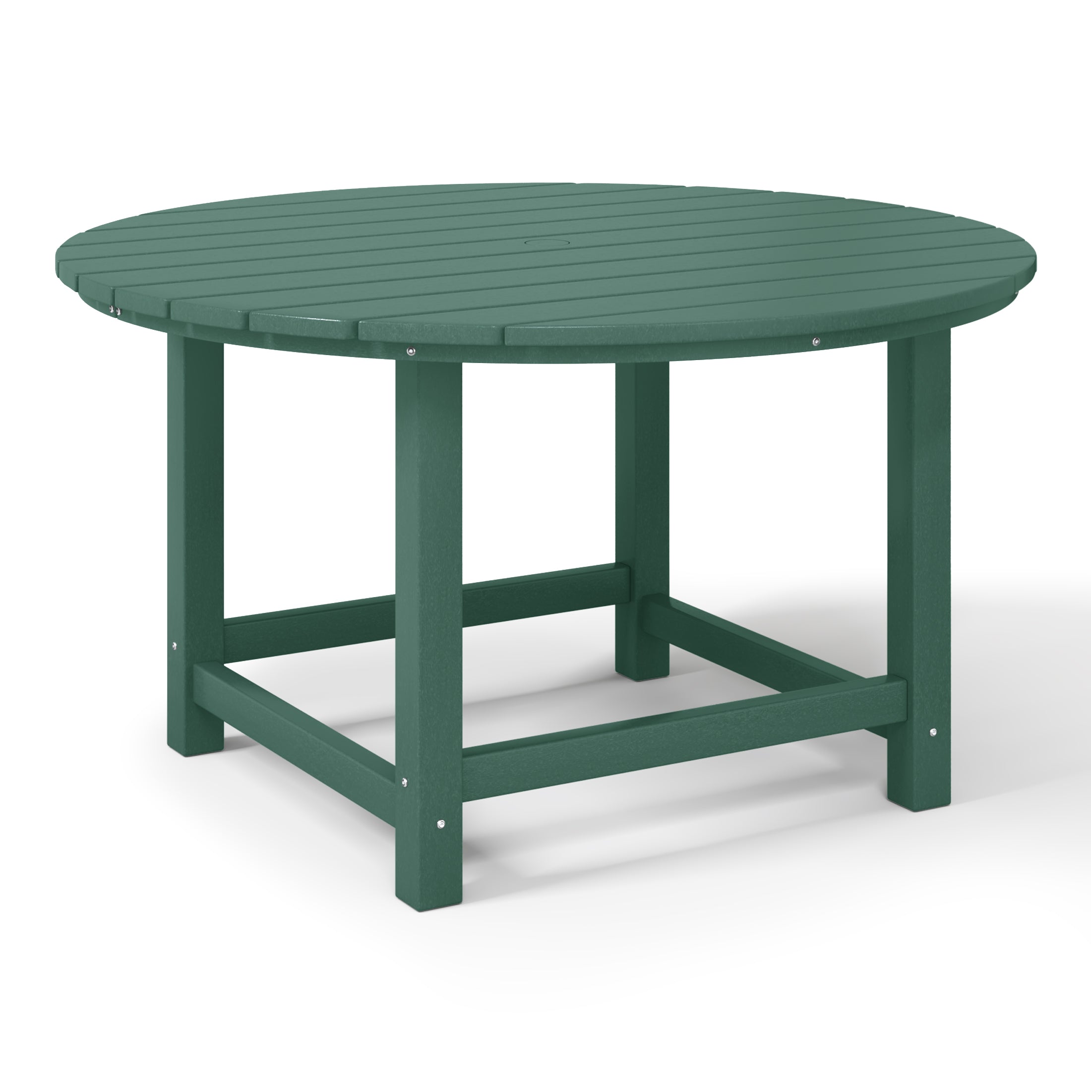 Malibu Kids Outdoor Patio Furniture HDPE 38" Wide Round Dining Table