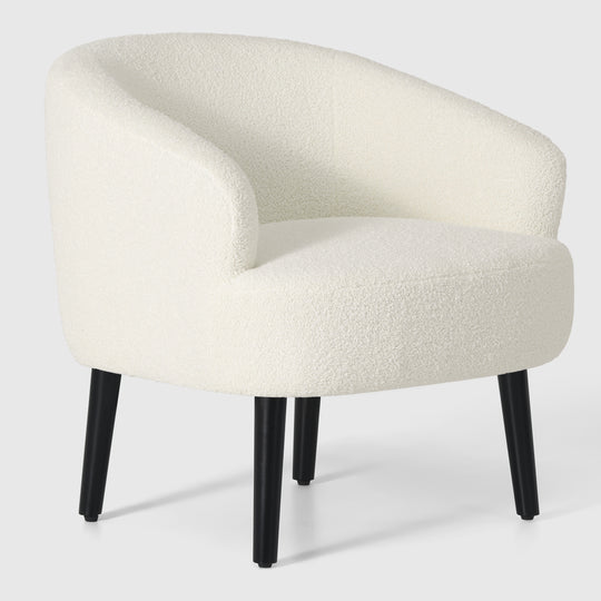 Alexandria 29" Wide Mid Century Modern Club Barrel Accent Armchair