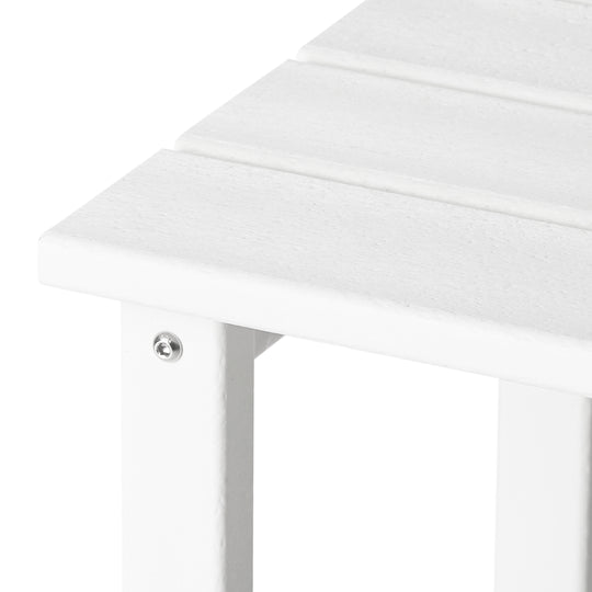 Malibu 14" square outdoor Side table for Adirondack chair