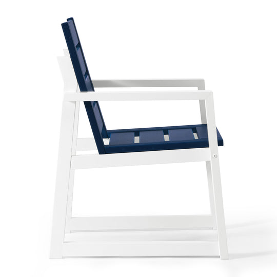 Cape May HDPE Outdoor Patio Dining Arm Chair