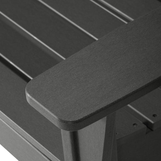 St. Augustine Outdoor Patio 49" HDPE Adirondack Garden Bench